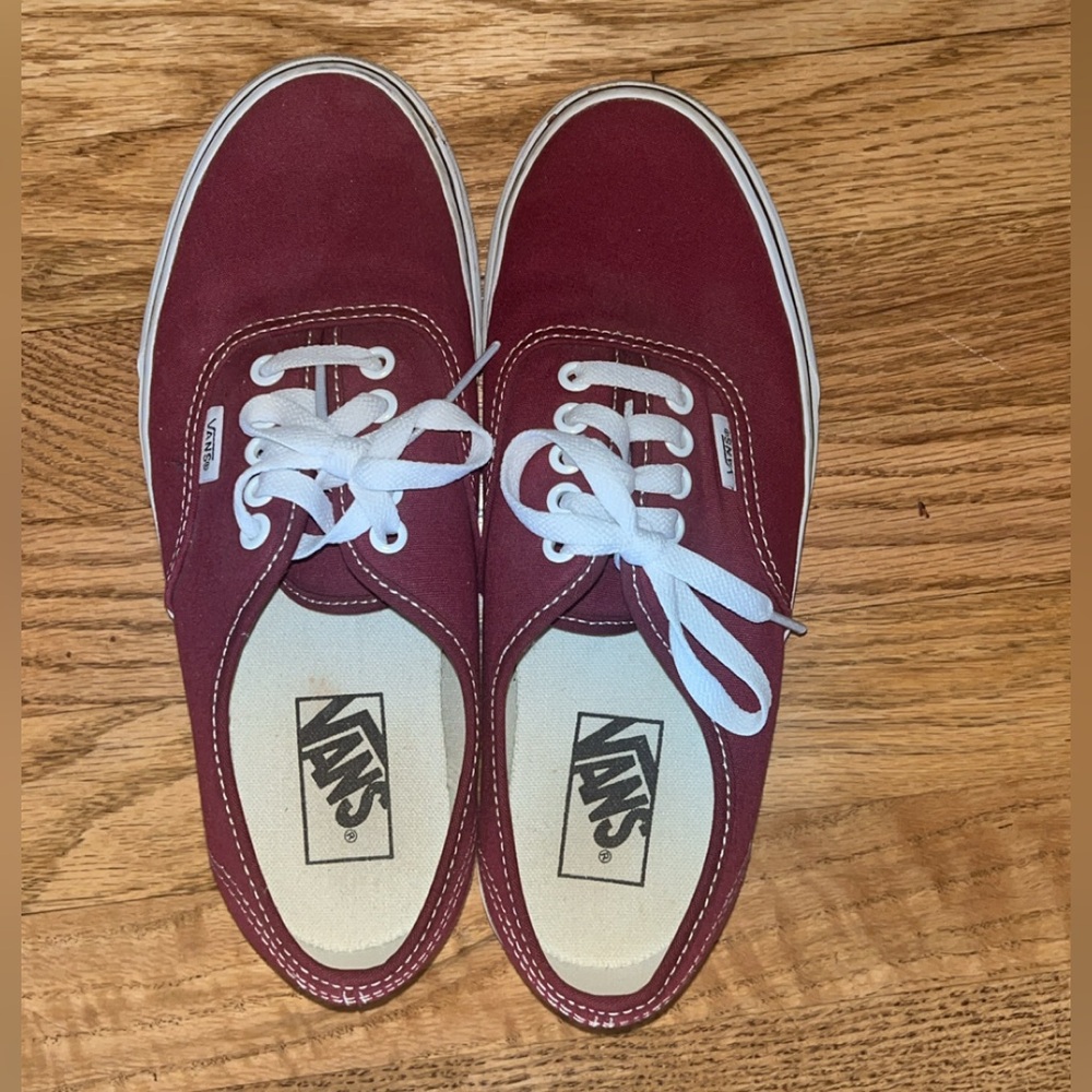 Maroon Vans